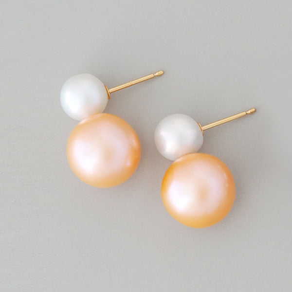 Double Pearl Earrings