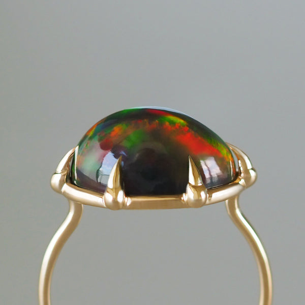 Black Opal Ring
