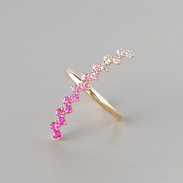 Confetti Ear Cuff (Sapphire)