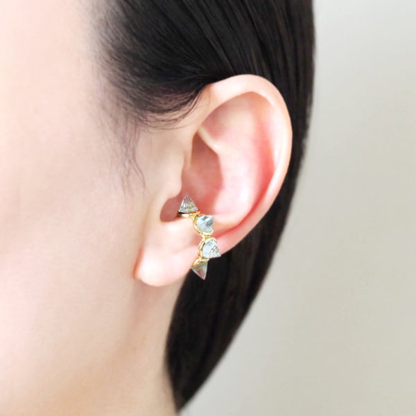 Goddess Ear Cuff (Sky Blue Topaz)