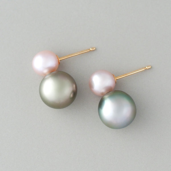 Duo Pearl Earrings