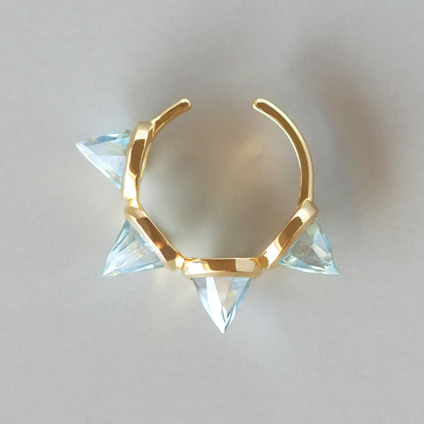 Goddess Ear Cuff (Sky Blue Topaz)