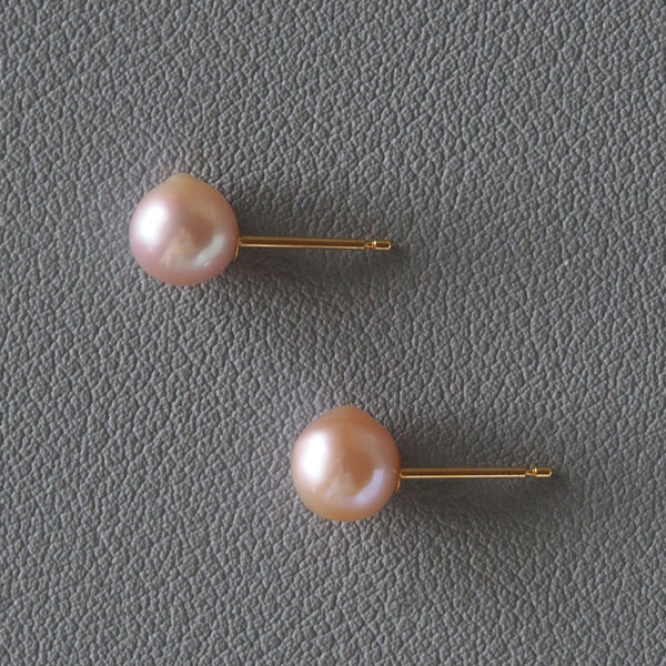 Baby Baroque Earrings (Warm Pink)