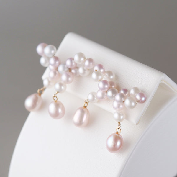 Pearl Bow Earrings