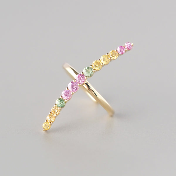 Arc Ear Cuff (Sapphire)