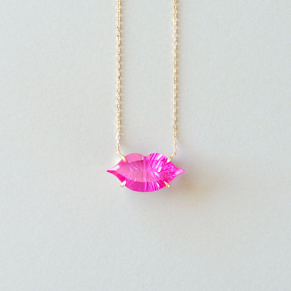 K10YG / Large Lip Necklace