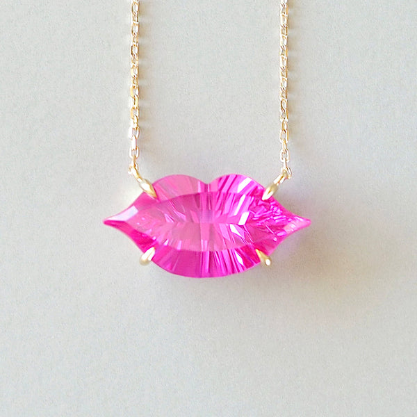 K10YG / Large Lip Necklace