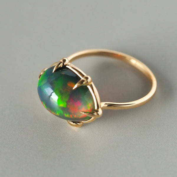 Black Opal Ring