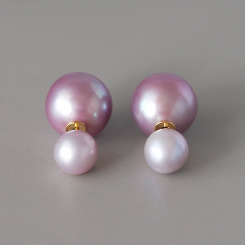 Double Pearl Earrings
