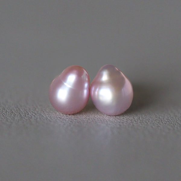 Baby Baroque Earrings (Cool Pink)