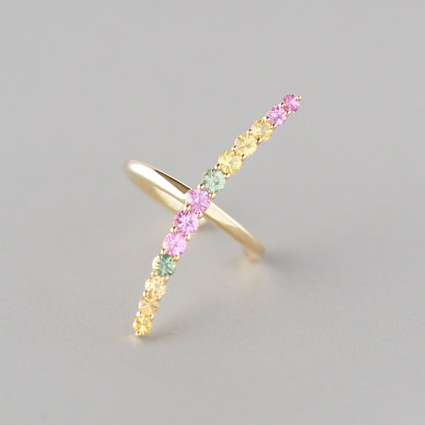 Arc Ear Cuff (Sapphire)