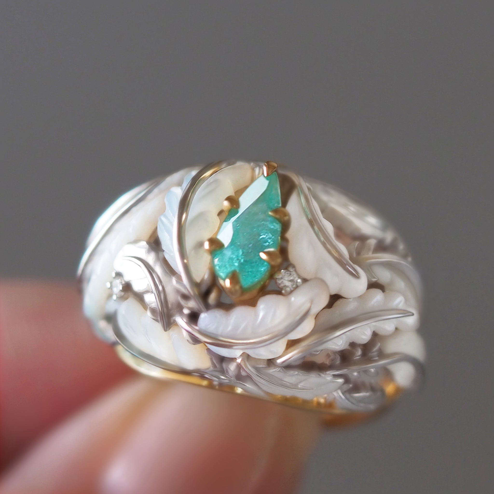 Mika jewellery無調色 紫真珠淡水パールk18ピアス　ミカジュエリー Mika jewellery無調色 紫真珠淡水パールk18ピアス ミカ
