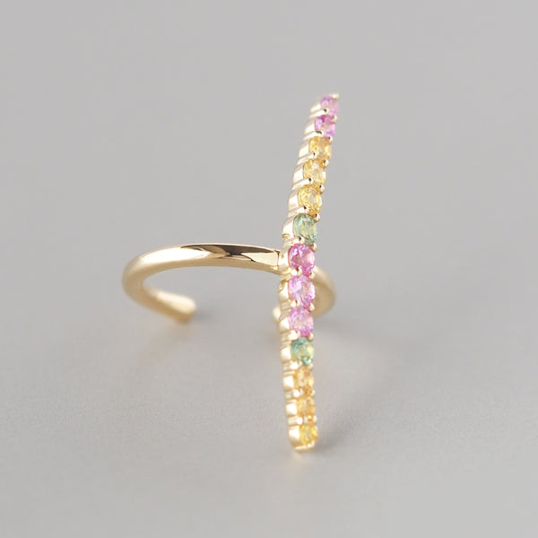 Arc Ear Cuff (Sapphire)