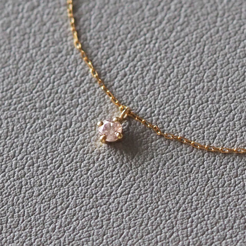 Moonlight 1 Stone Bracelet (Pink Diamond)
