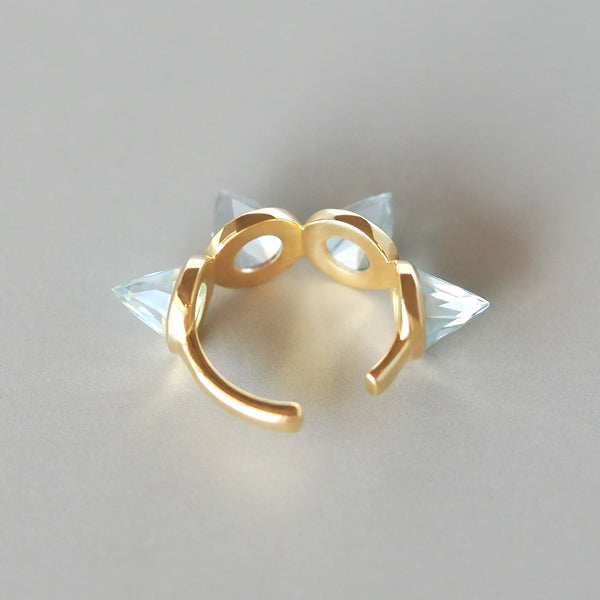 Goddess Ear Cuff (Sky Blue Topaz)