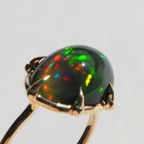 Black Opal Ring