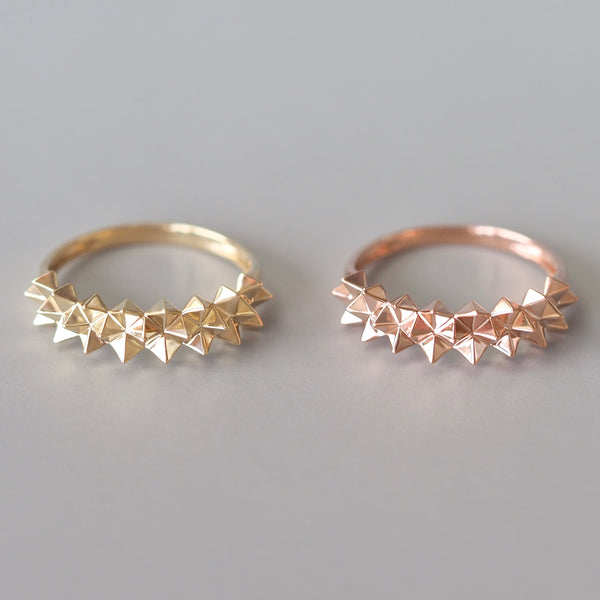 K10YG or PG / Spike Ring
