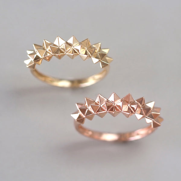 K10YG or PG / Spike Ring