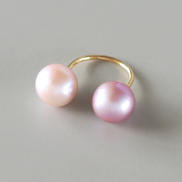 Double Pearl Ring