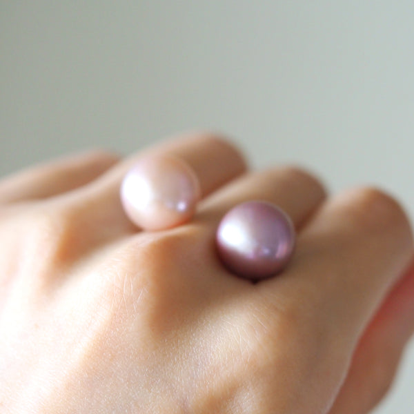Double Pearl Ring