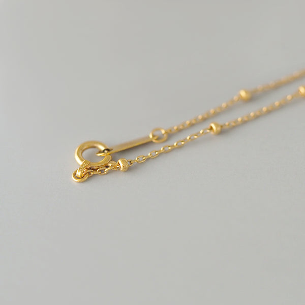 Gem Pearl Long Necklace