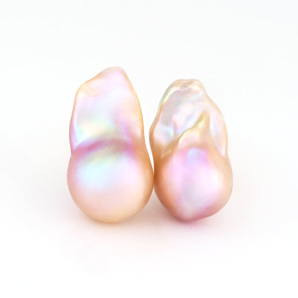 Large Baroque Pearl Earrings