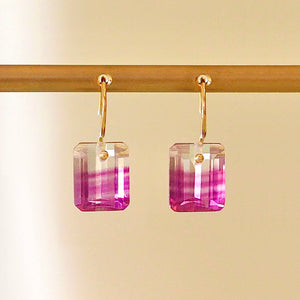 Hook Earrings (Fluorite)