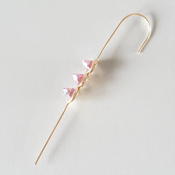 Goddess Ear Stick (Rose Quartz)
