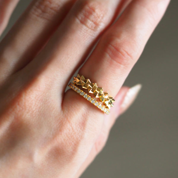 K10YG or PG / Spike Ring