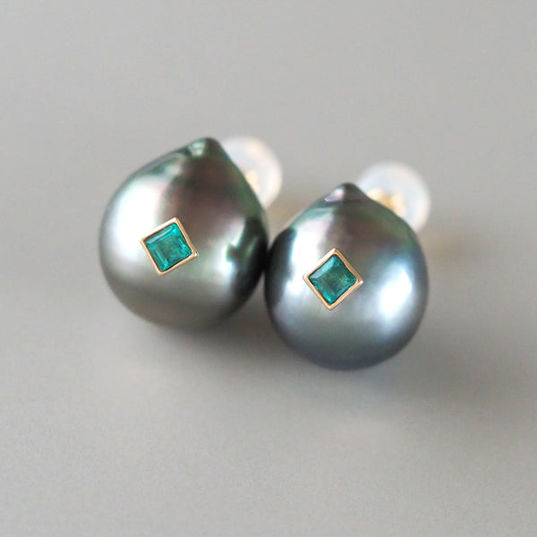 Gem Pearl Earrings