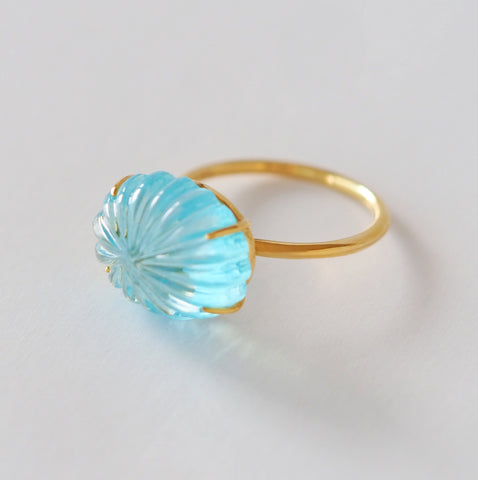 Fountain Ring (Aquamarine)