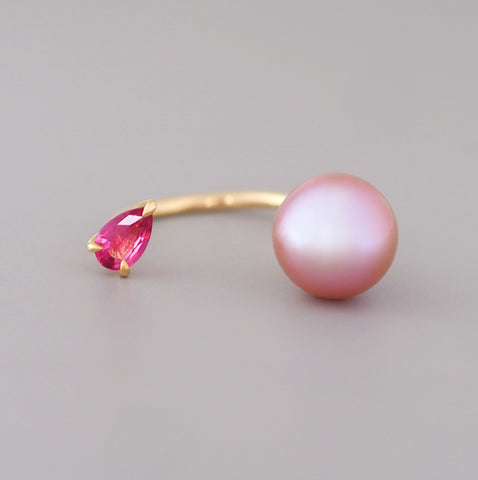 Electric Ring (Hot Pink Spinel)