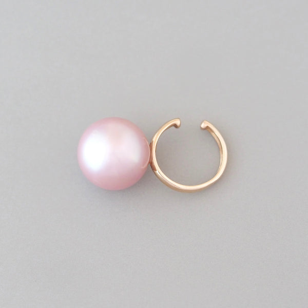 Pearl Ear Cuff (Pink)