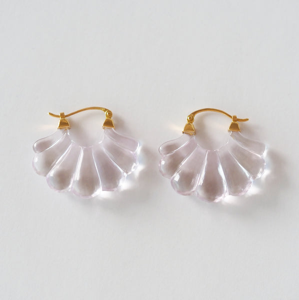 Shell Earrings (Rose de France)
