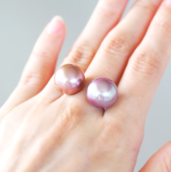 Double Pearl Ring